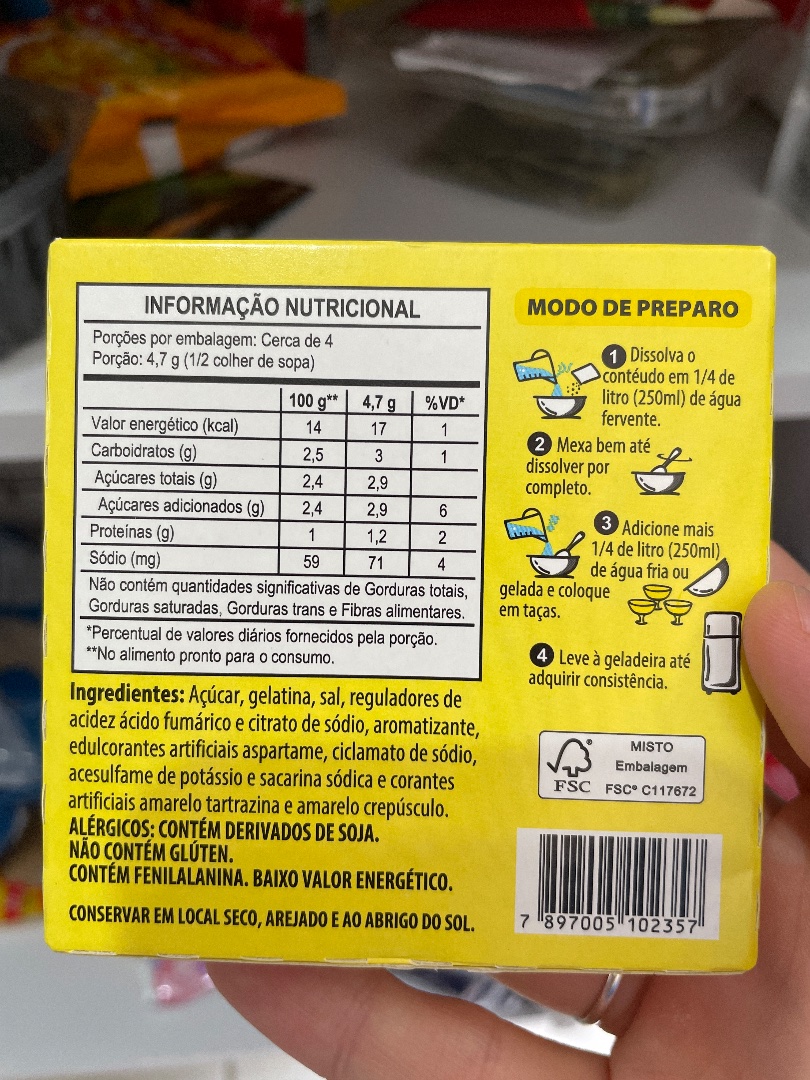 Gelatina Artificial