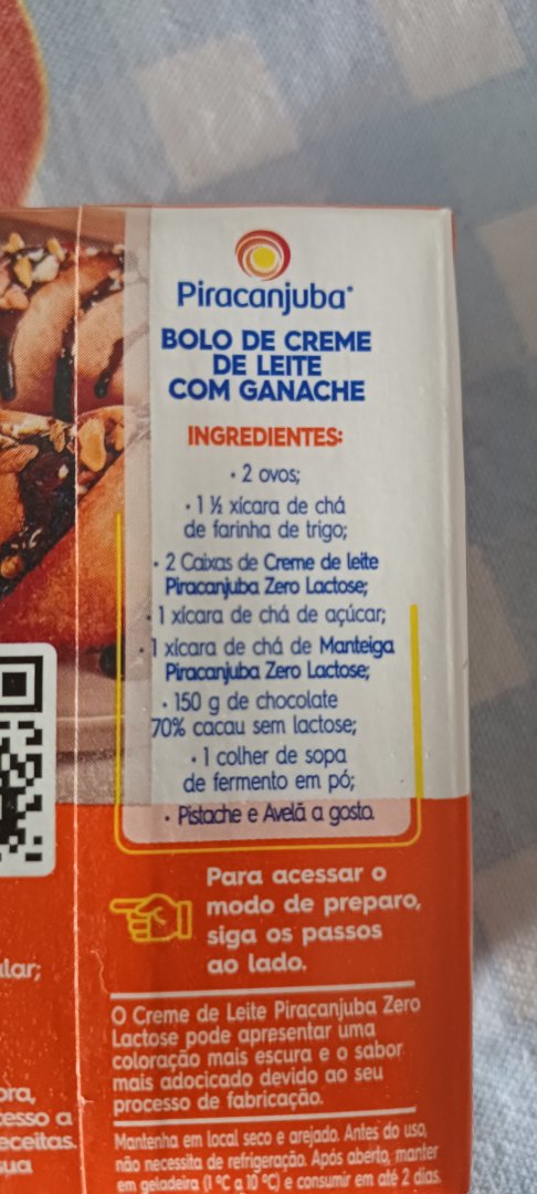 Bolo de Creme de Leite com Ganache