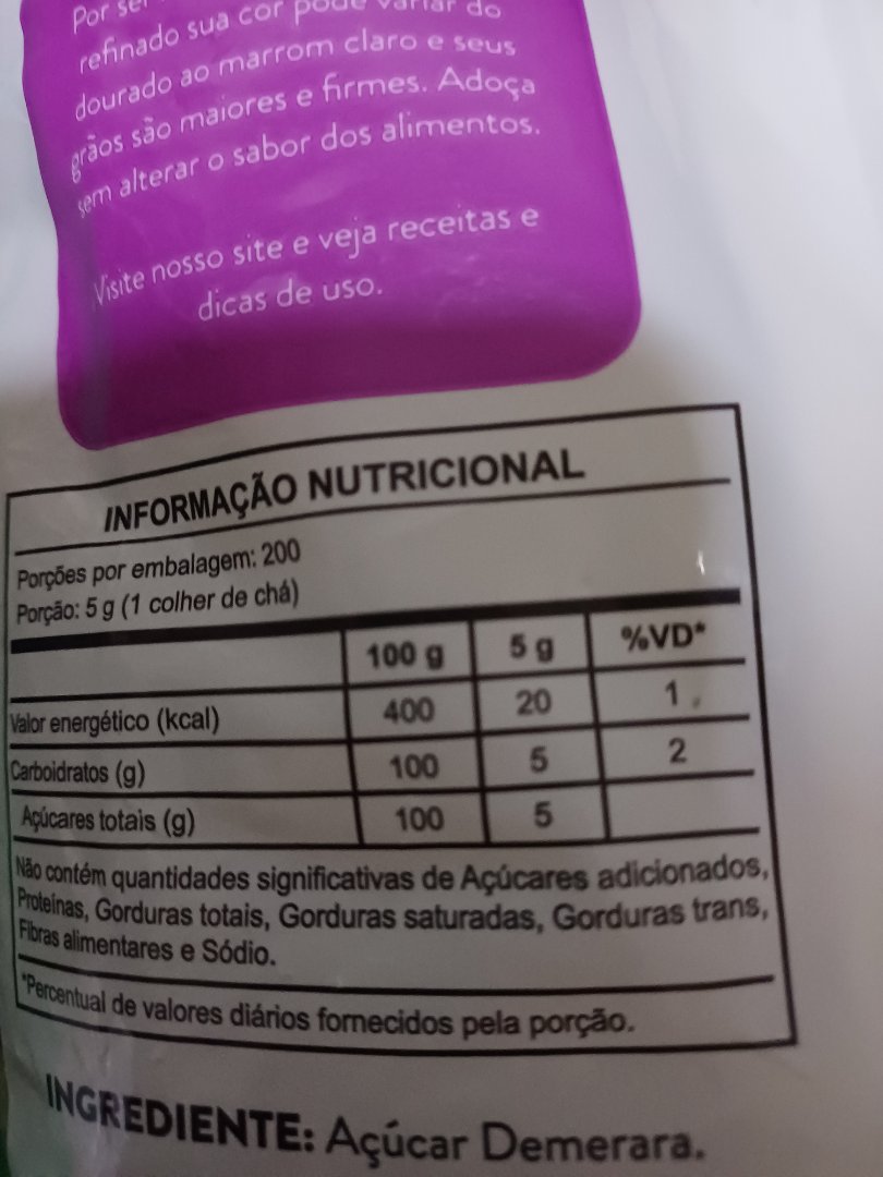 Açúcar Demerara