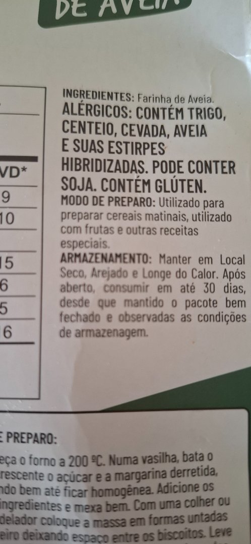 Farinha de Aveia
