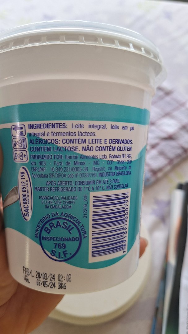 Iogurte Natural
