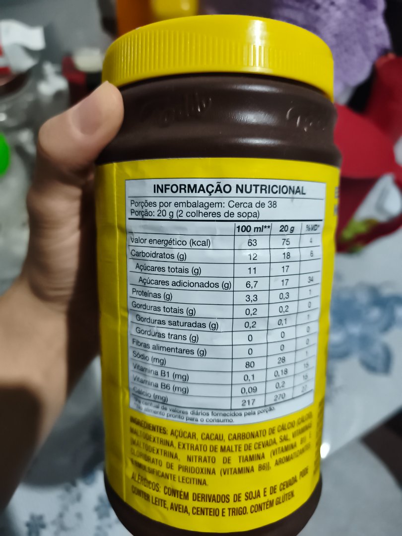 Achocolatado em Pó
