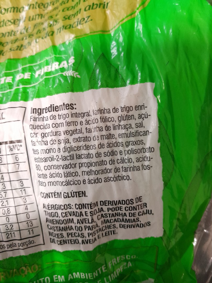 Pão de Forma Integral