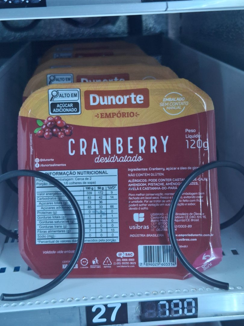 Dunorte Empório Cranberry Desidratado