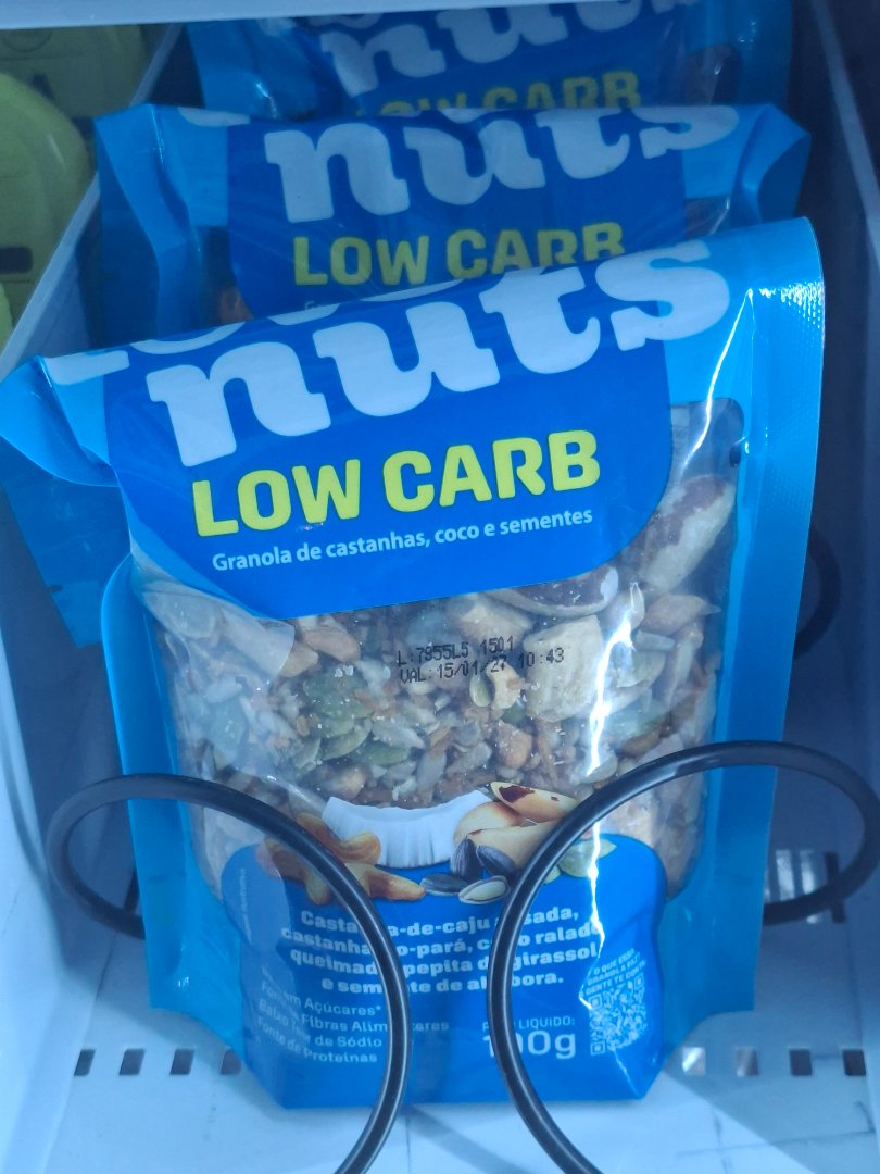 Nuts Low Carb - Granola de Castanhas, Coco e Sementes
