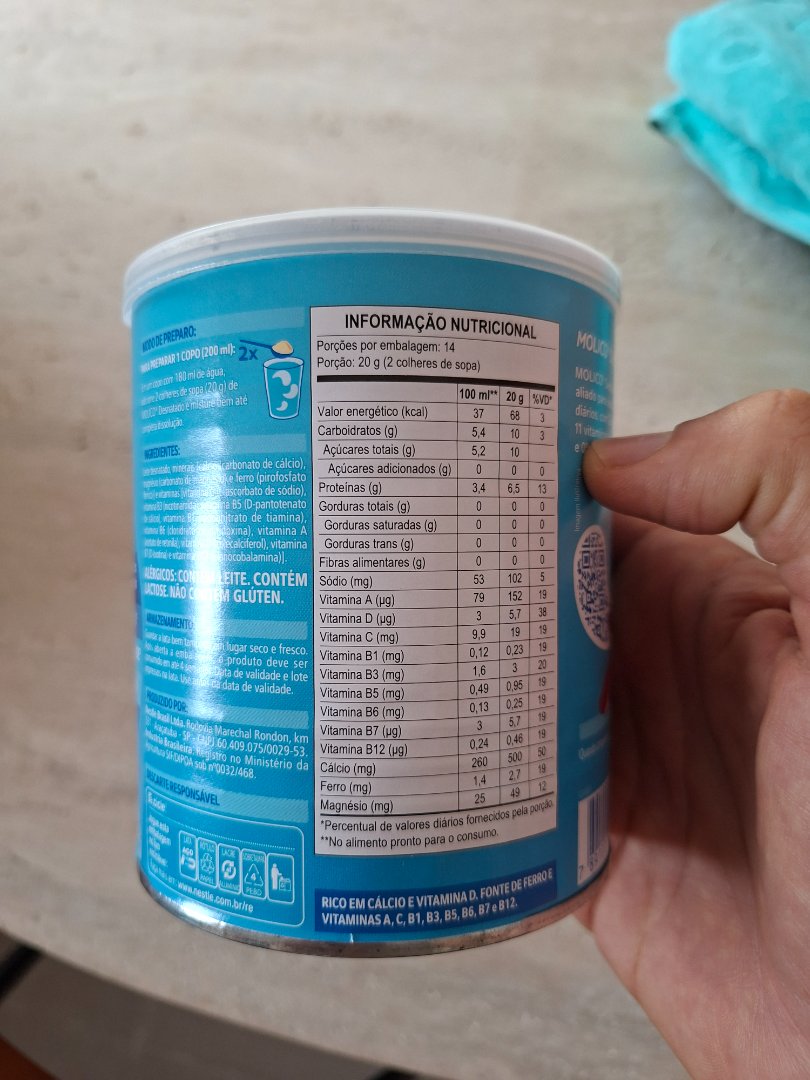 Molico Leite Desnatado em Pó