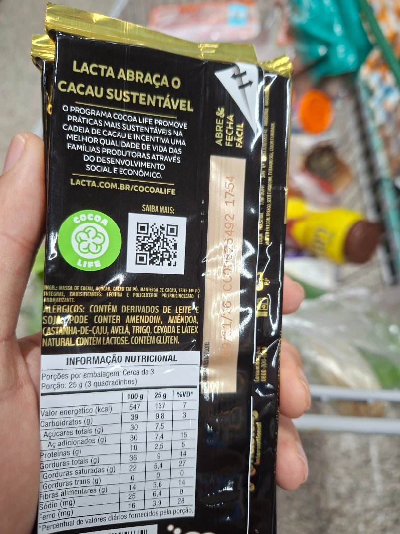Chocolate Lacta Intense