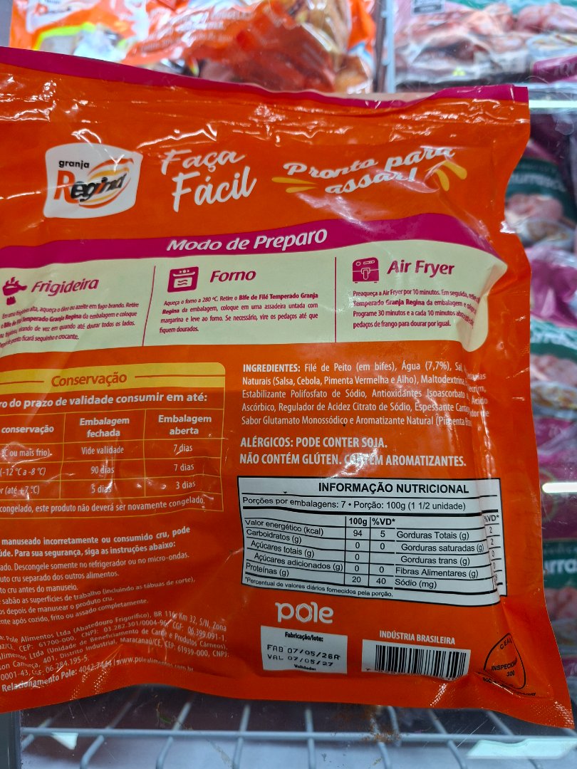 Filé de Peito Temperado - Granja Regina (Faça Fácil)