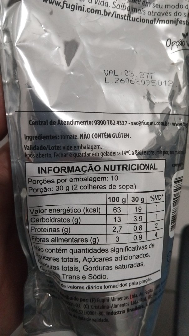 Polpa de Tomate Fugini