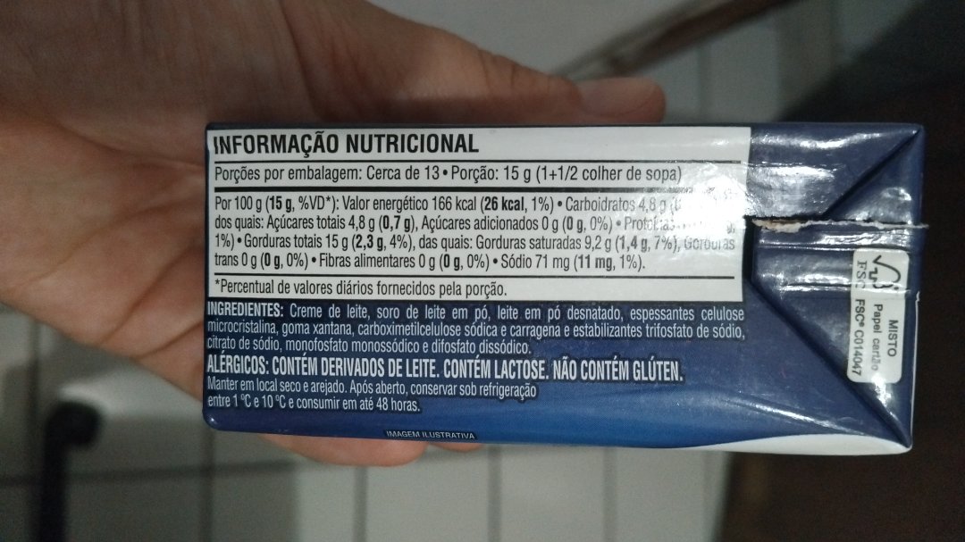 Creme de Leite UHT