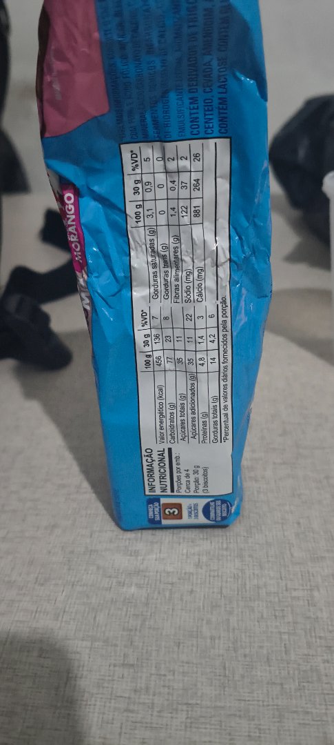 Biscoito Recheado Sabor Morango