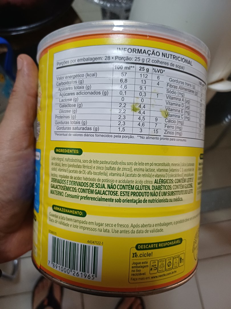 Leite em Pó Zero Lactose