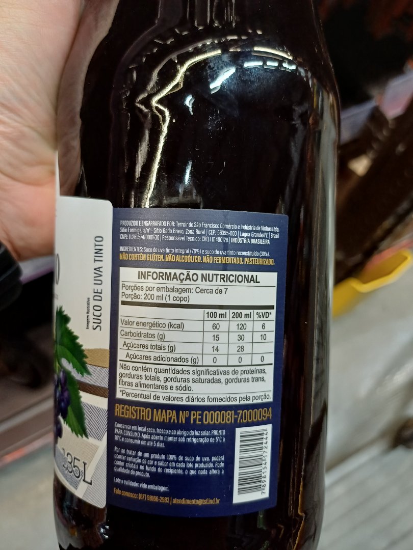 Suco de Uva Tinto