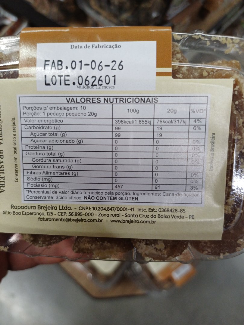 Rapadura Brejeira