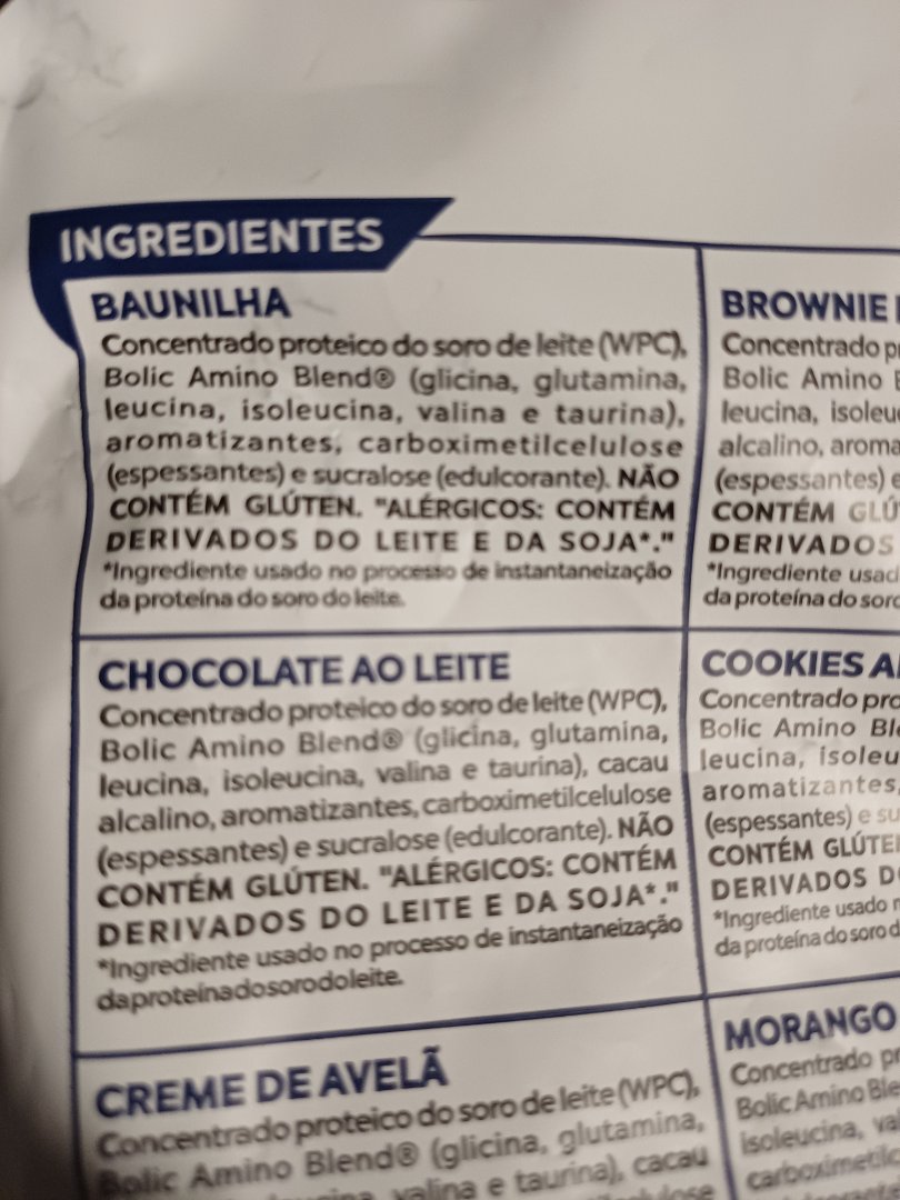 Whey Protein Blend (Sabor Baunilha/Chocolate)