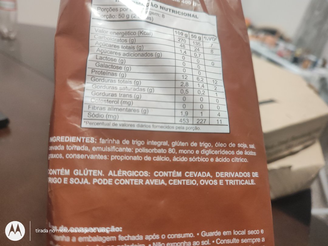Pão de Forma Integral