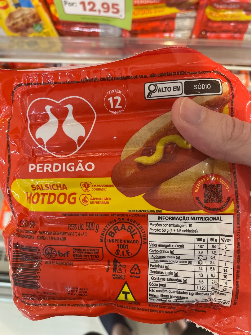 Salsicha Hot Dog Perdigão