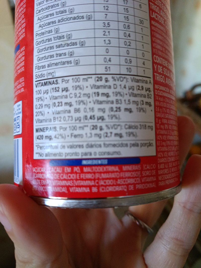 Achocolatado em Pó (Nescau)