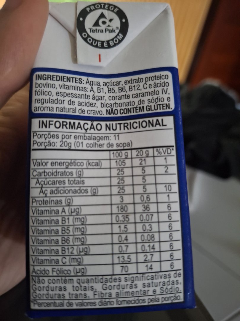 Extrato Proteico Bovino com Vitaminas