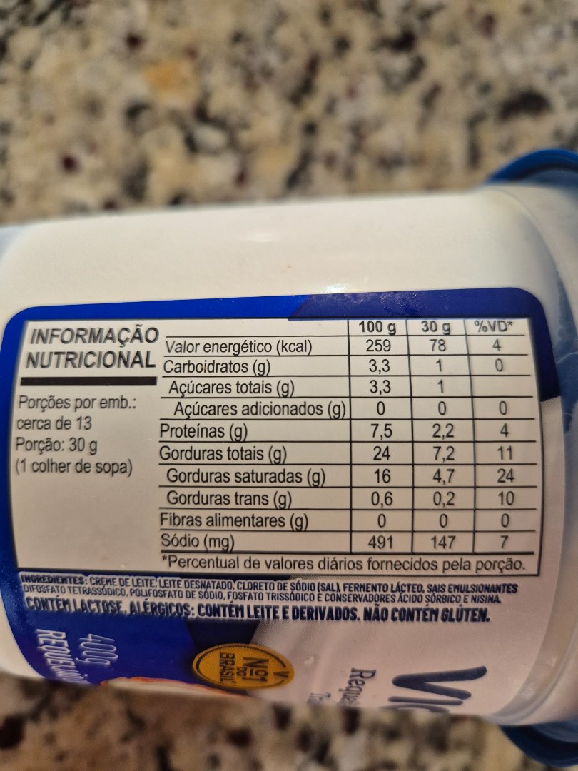 Requeijão Cremoso Tradicional