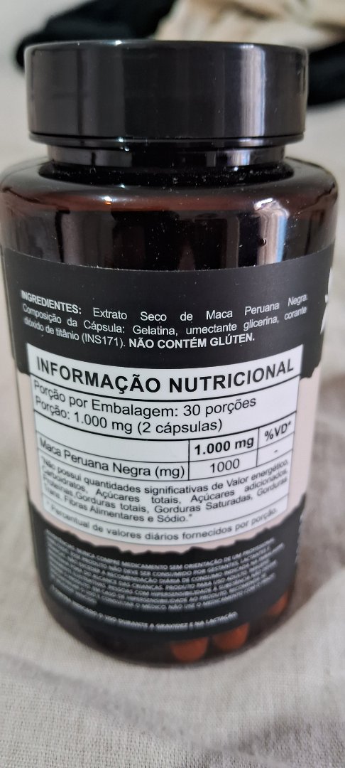 Extrato Seco de Maca Peruana Negra