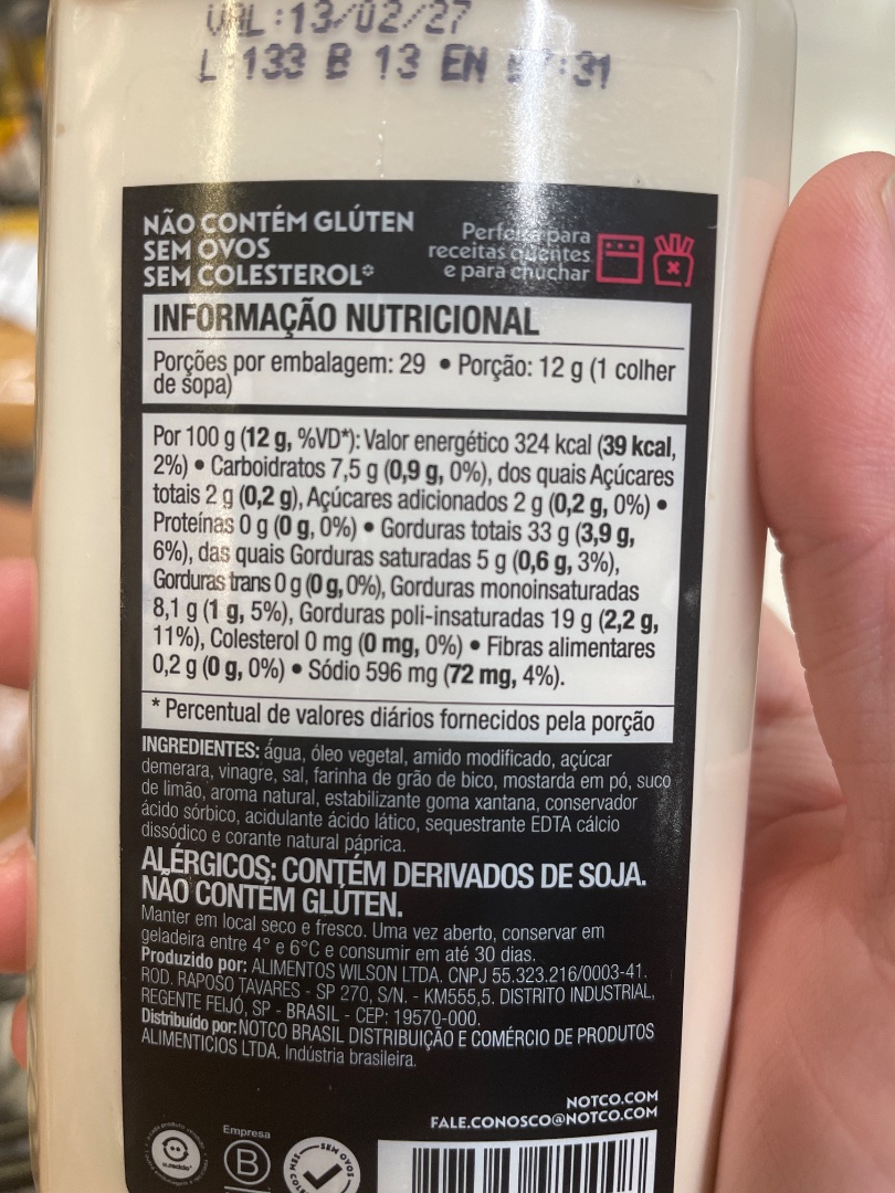 Maionese Vegana NotMaio - NotCo