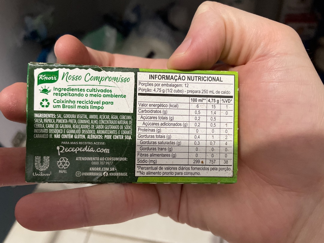 Caldo de Galinha Knorr