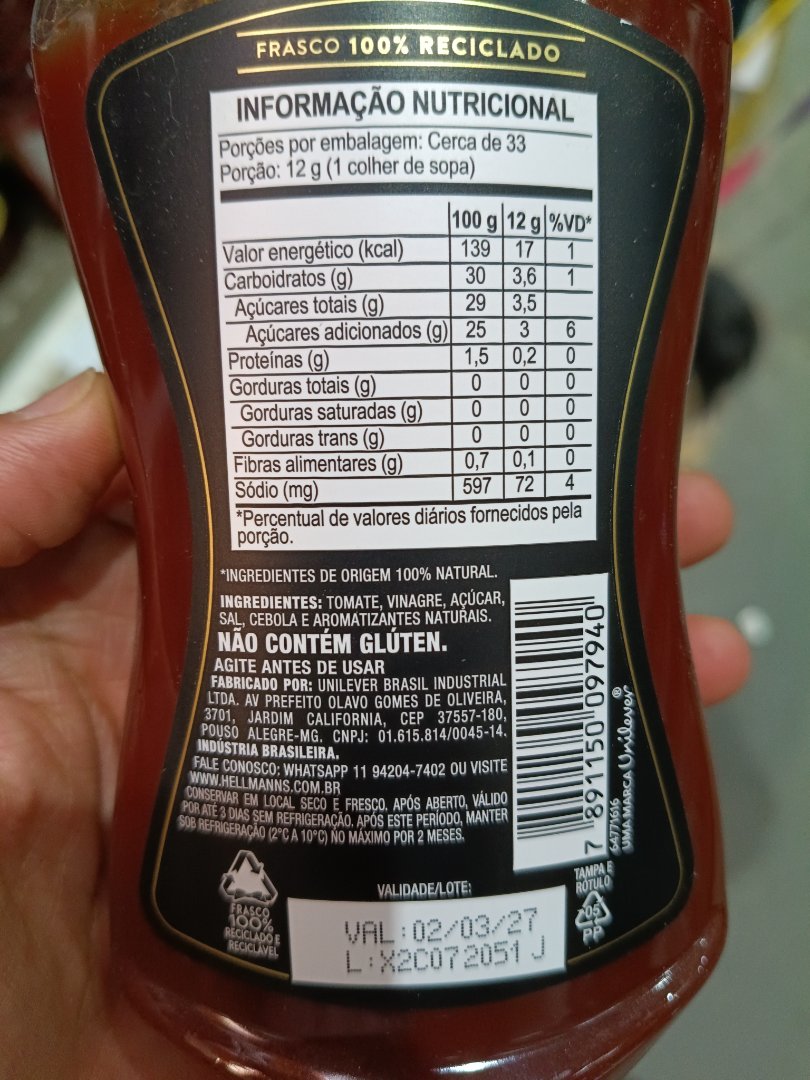Ketchup Tradicional Hellmann's