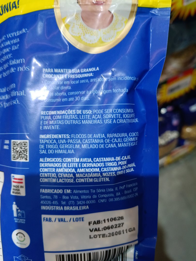 Granola Tradicional Tia Sônia