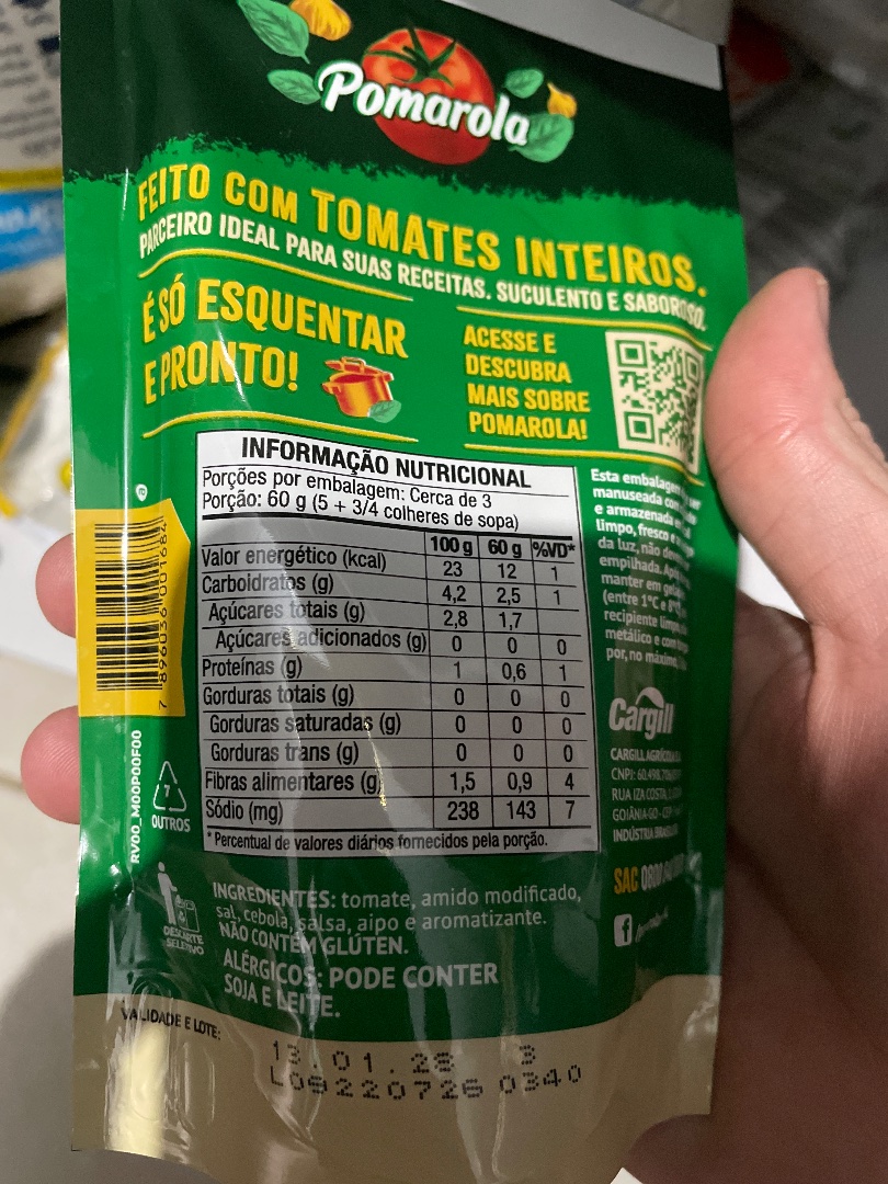 Molho de Tomate Pomarola