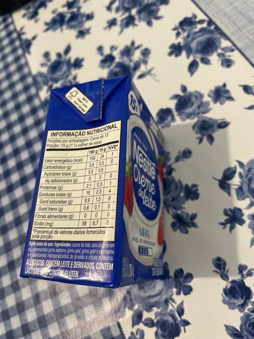 Nestlé Creme de Leite Leve