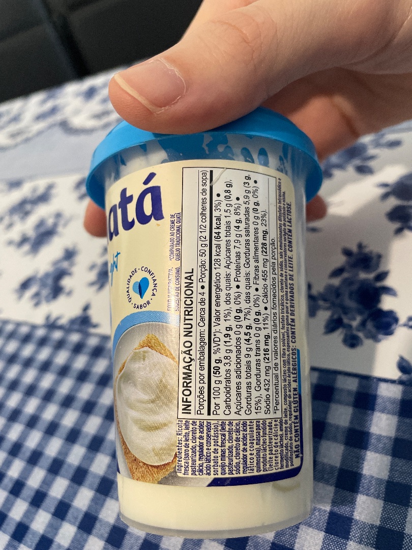 Creme de Queijo Quatá Light