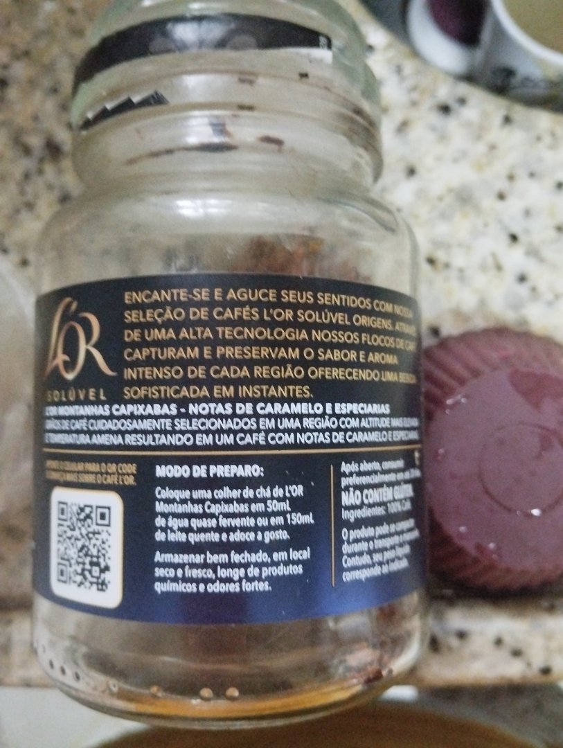 Café Solúvel L'Or Montanhas Capixabas