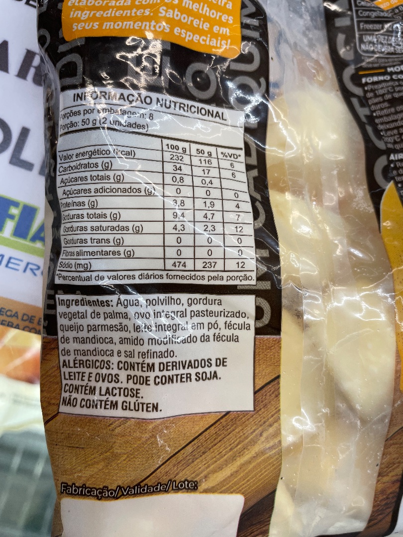 Pão de Queijo Congelado