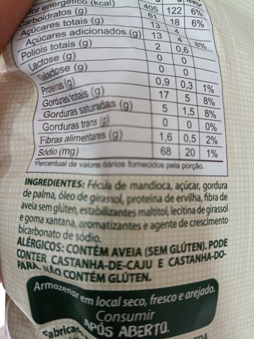 Biscoito Doce Sem Glúten
