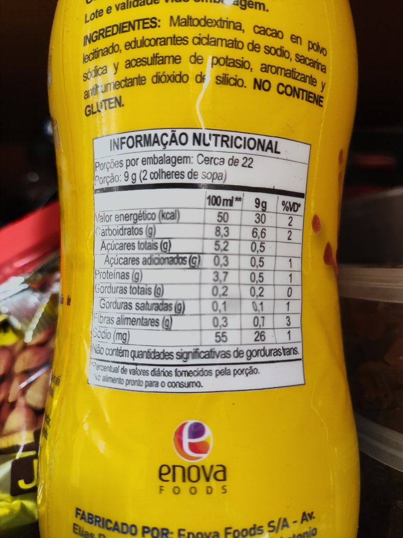 Achocolatado em Pó Enova Foods