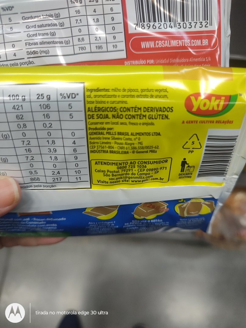 Pipoca para Micro-ondas Yoki