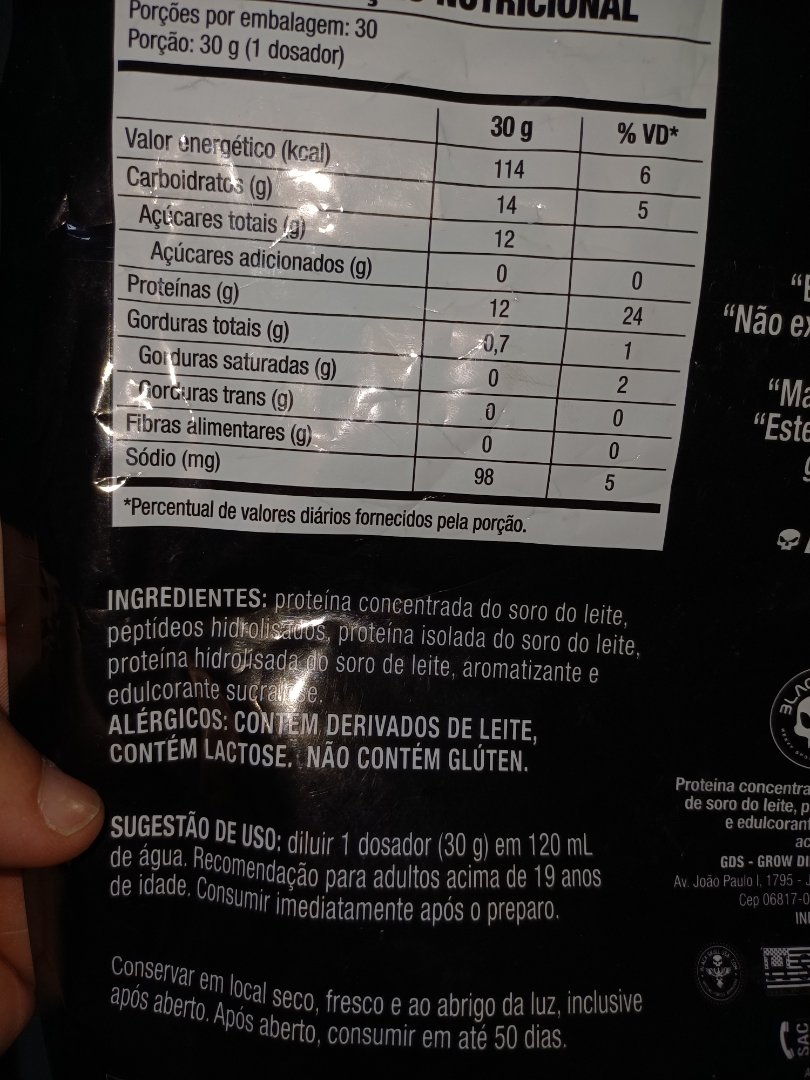Suplemento Proteico (Whey Protein)