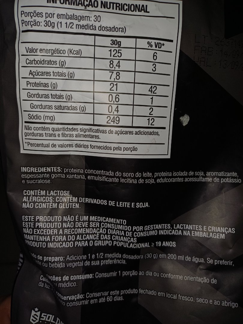 Suplemento Proteico em Pó