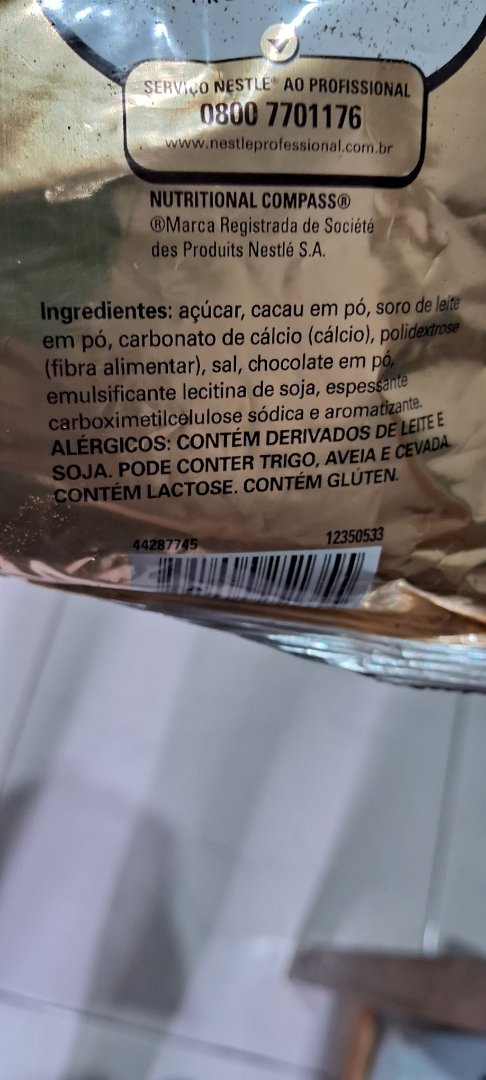 Achocolatado em Pó Nestlé Professional