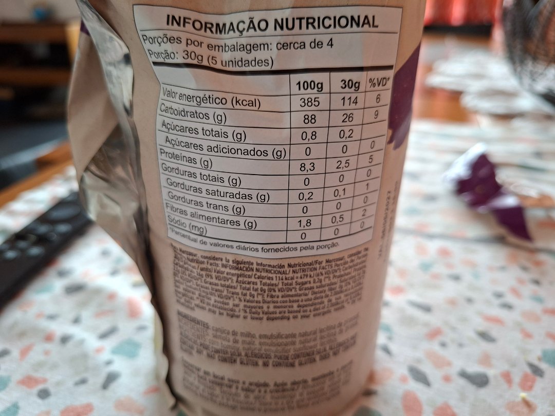 Biscoito de Canjica de Milho