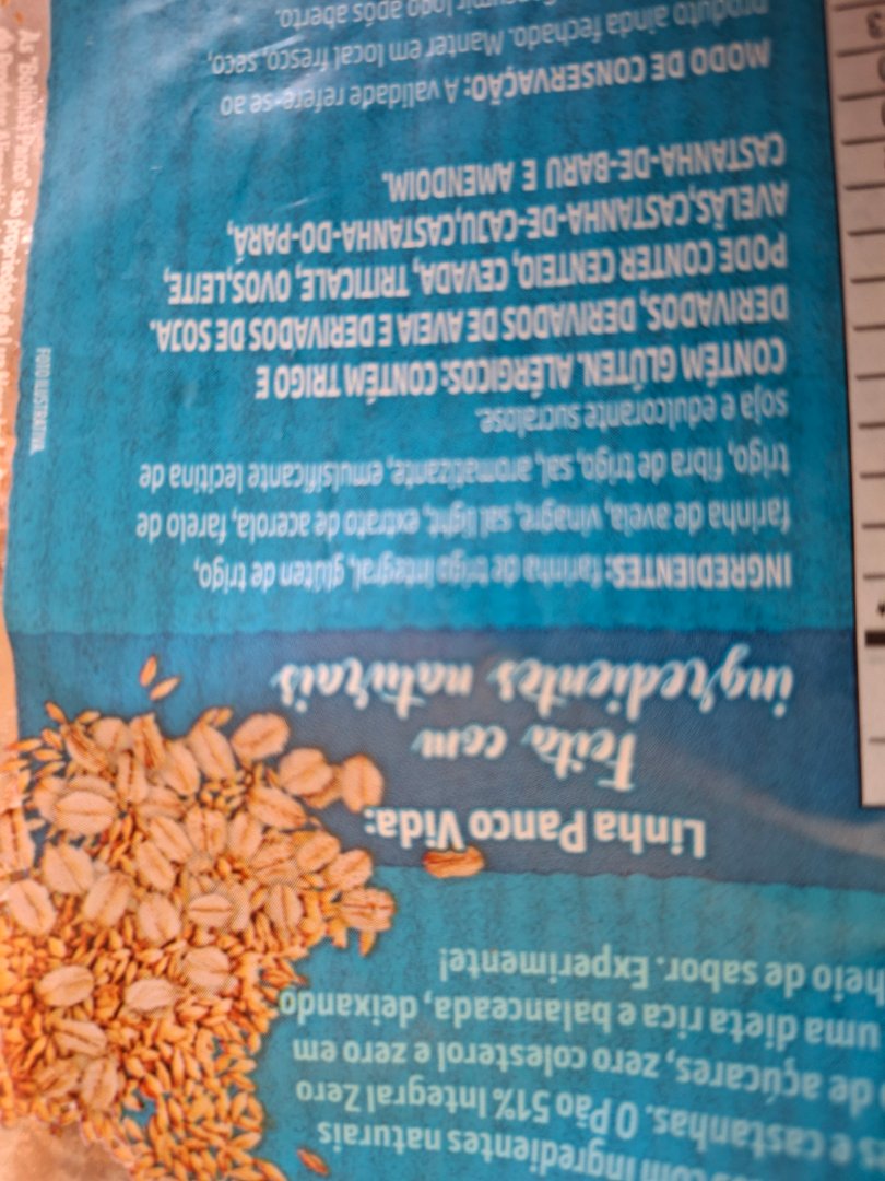 Pão 51% Integral Zero - Linha Panco Vida