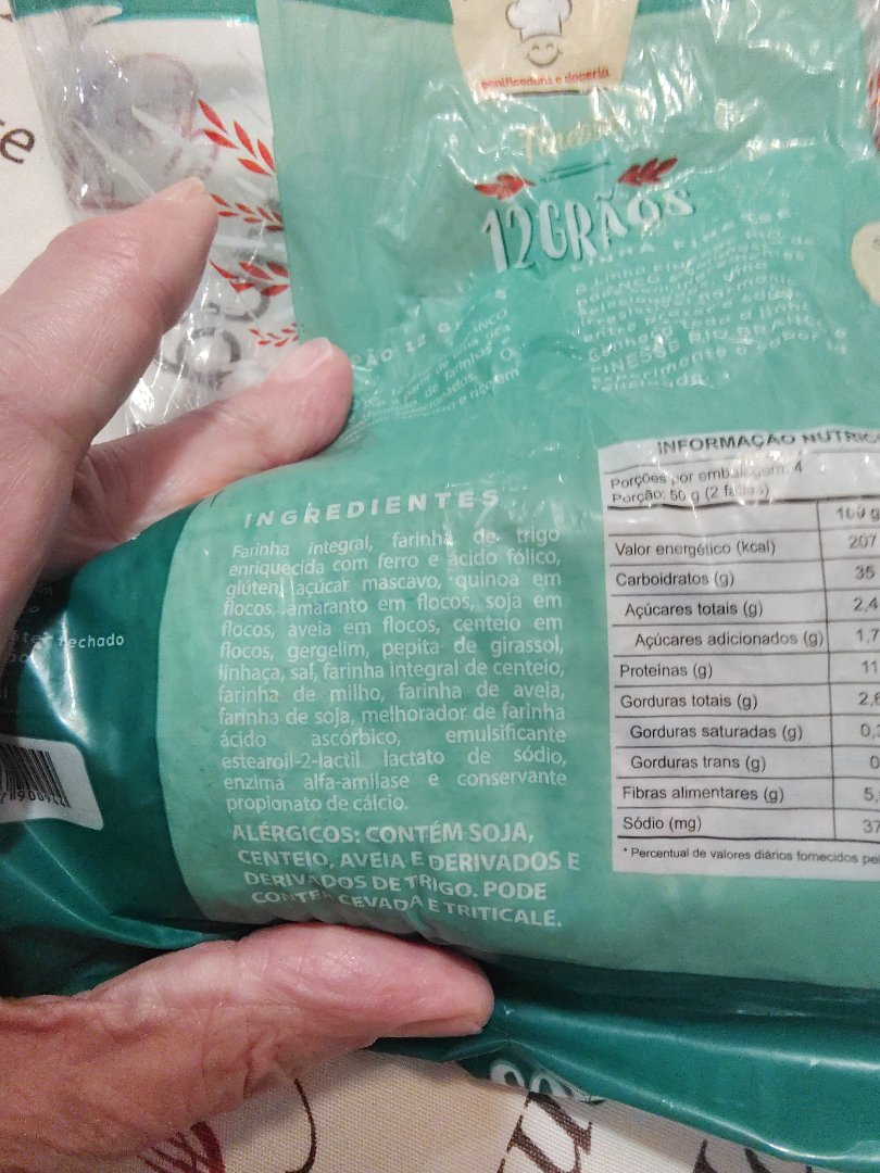Pão 12 Grãos Finesse